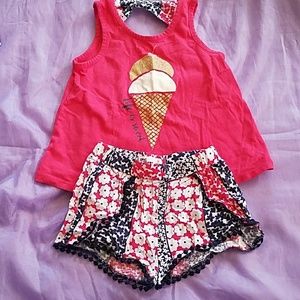Shorts and tank set